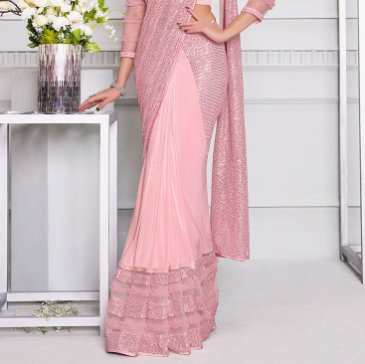 Ready-to-wear Saree - Clip On  image